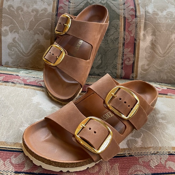Birkenstock Shoes - Birkenstock Arizona Cognac Color. Size 8-8.5 Women 
N17-11